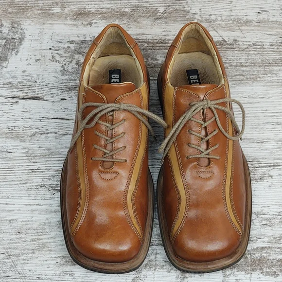 🟪Sz 43 Bed Stu Brown Leather Lace Up Oxford - Picture 5 of 16
